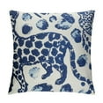 thumbnail image 1 of ONETECH  Blue Leopard Print Pillow Covers Navy Blue Cheetah Animal Pattern Chinoiserie Decorative Throw Pillows Outdoor Pillowcase Farmhouse Cushion Case Decor for Sofa Couch Bed, 1 of 5
