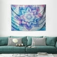 thumbnail image 1 of ONETECH  Bohemian Psychedelic Colorful Mandala Tapestry Wall Decoration for Room (Blue&amp;Purple&amp;Pink), 1 of 7