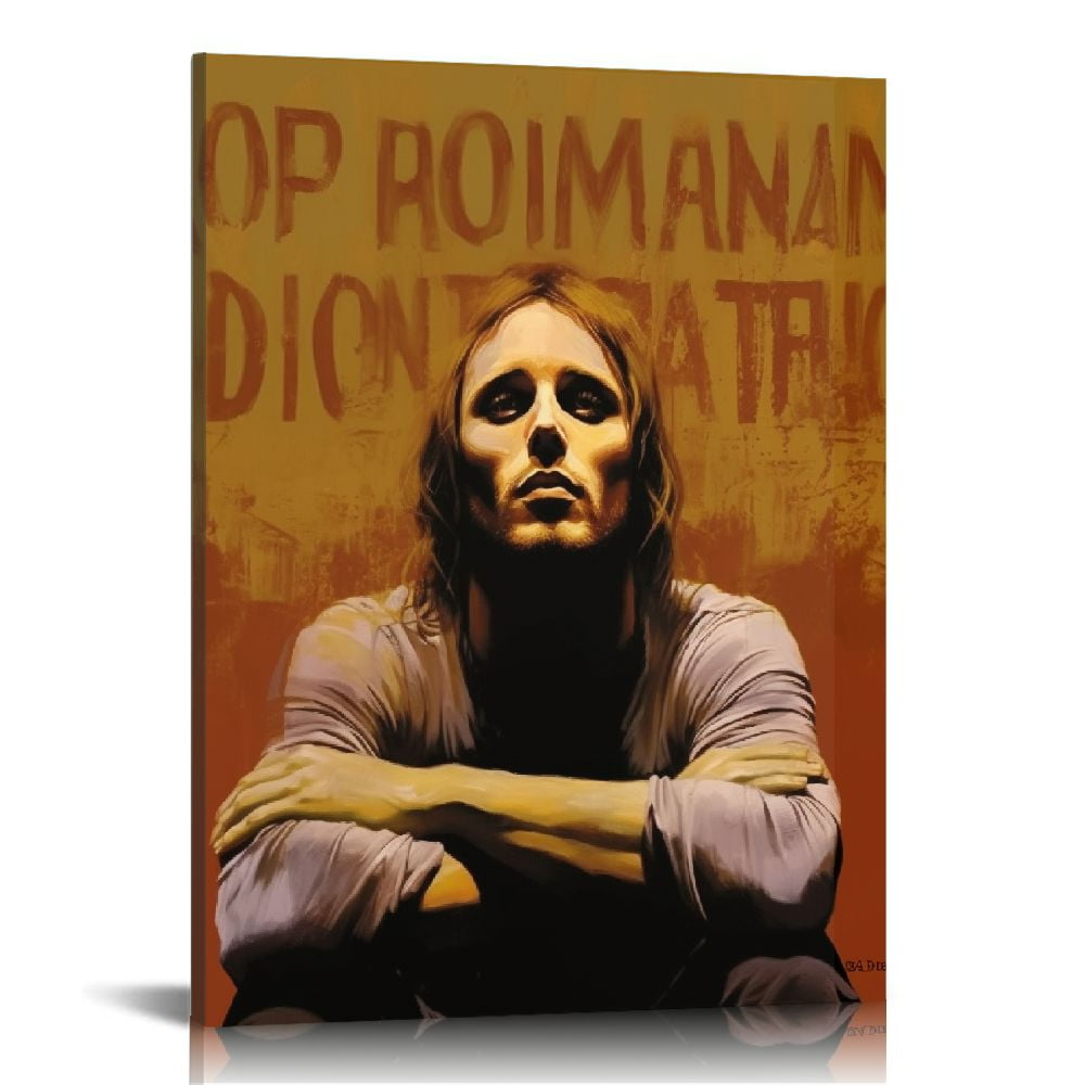 Bohemian Rhapsody Freddie Mercury Music Decor Wall Art, Queens Retro Vintage Wall