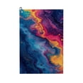 thumbnail image 1 of ONETECH Boho Fluid Abstract Microfiber Premium Golf Towel 24x16in 2PC, 1 of 7