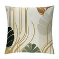 thumbnail image 1 of ONETECH  Boho Pillow Covers Green Leaf Mid Century Farmhouse Decorations Throw Pillow Covers Modern Tropical Bohemian Outdoor Decorative Cushion Case for Couch Sofa Home, 1 of 5