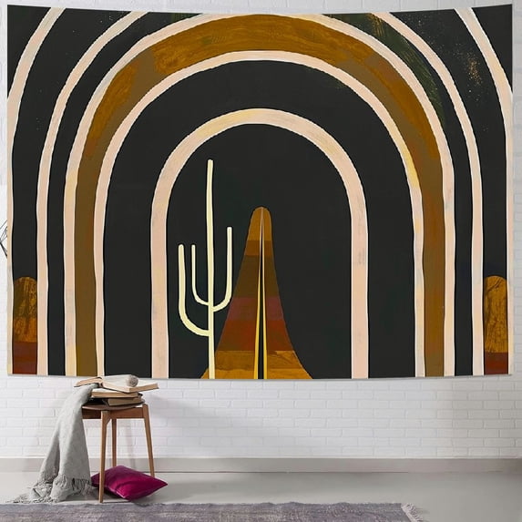 ONETECH Boho Sun Posters for Room, Minimalist Wall Art Decor Poster Abstract Paintings Tapestry Aesthetic, Office Canvas Tapestries for Bedroom Living Room Bathroom Classroom