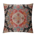 thumbnail image 1 of FUMJ  Boho Throw Pillow Covers Monaco Rug Persian Carpet Double Sided Pattern Soft Pillow Case Cushion Cover Pillowcase for Couch Sofa Bed Decorative (Orange), 1 of 5
