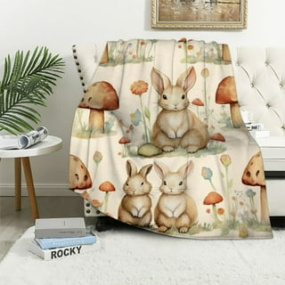 Blankets And Beyond White Bunny