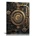 thumbnail image 1 of ONETECH Canvas Print Wall Art Set Electronic PC Motherboard Circuit Collage Abstract Technology Digital Art Modern Art Alternative Urban Shapes for Living Room, Bedroom, Office 16\x20\, 1 of 4