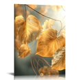thumbnail image 1 of ONETECH Canvas Wall Art Abstract Paintings Leaf Wall Pictures Canvas Art Prints Nature Plants Poster Stretched Framed Artworks for Living Room Bedroom Bathroom Office Home Wall Decor,Ready to Hang,, 1 of 4