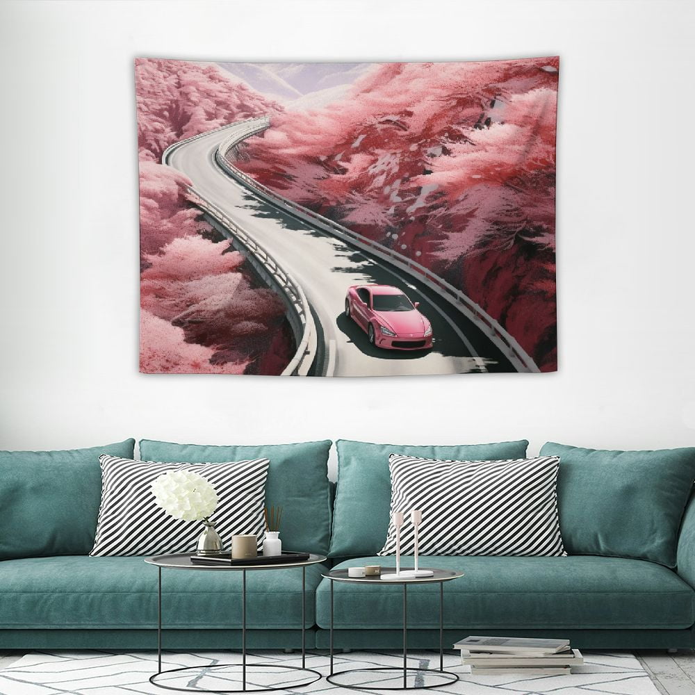 ONETECH Car Tapestry Wall Hanging Decor, Wall Art for Bedroom Living ...
