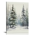 thumbnail image 1 of ONETECH Christmas Boho Winter Wall Art Prints, Christmas Tree Snow Wall Decor, Christmas Wall Art Prints Posters Decor Gifts for Living Room Bedroom Kitchen 16x20 Inch, 1 of 4