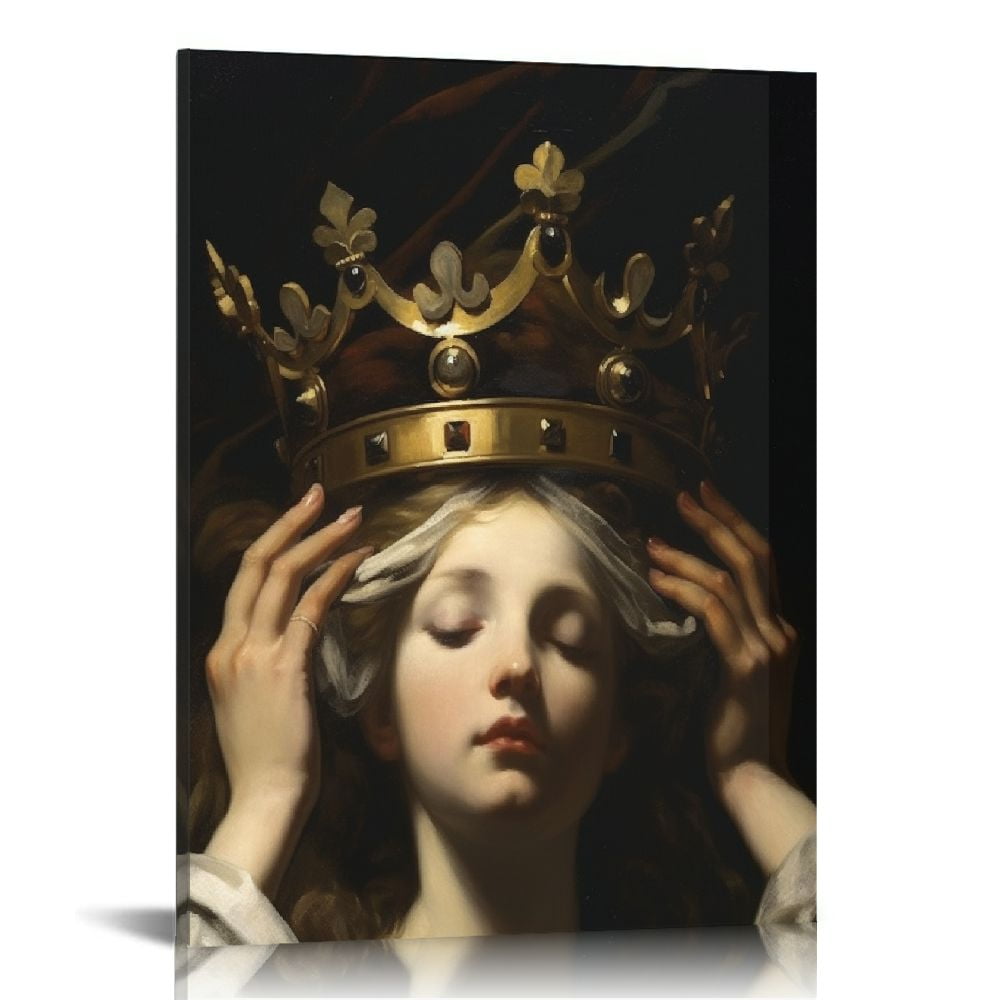 Onetech classical the crown painting famous artwork reproduction print