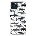 thumbnail image 1 of ONETECH Compatible with iPhone 14 Pro Case Cool Shark Printed Hammerhead Shark Billhead Shark Clear Case Soft  Shockproof Slim Case for Women Men, 1 of 5