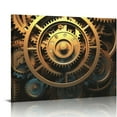 thumbnail image 1 of ONETECH Cool Steampunk Gears Decorative Painting Canvas Poster Wall Art Living Room Posters Aesthetic Bedroom Painting  To Hang Canvas Wall Decor Paint, 1 of 4