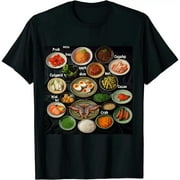 ONETECH Cute Korean Food Kimchi Bibimbap Kawaii Korean Aesthetic Pop T-Shirt