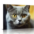 thumbnail image 1 of ONETECH  Cute Scottish Fold Cats Canvas Poster Wall Art Decor Print Picture Paintings for Living Room Bedroom Decoration, 1 of 4