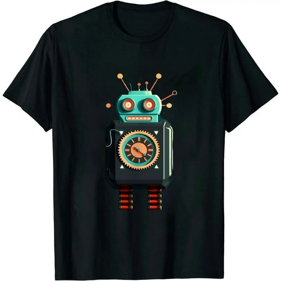 ONETECH Cute Vintage & Retro Robot Art | Science & Math Z000011