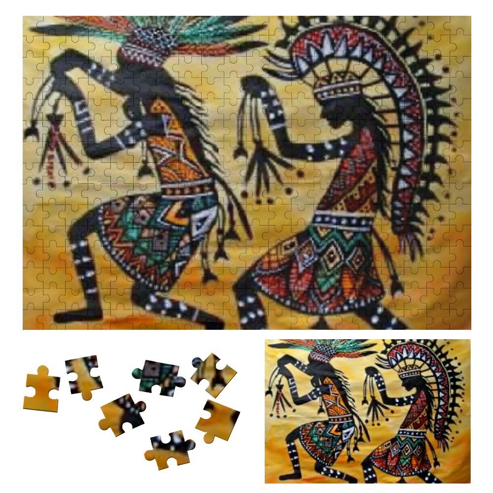 ONETECH Dancing Wooden Jigsaw Puzzle for Adults and Kids - Challenging ...