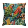 thumbnail image 1 of ONETECH Decorative Square Pillowcase Cushion Case Hawaiian Summer Tropical Island Pillow Covers Parrots Hawaiian Palm Tree Tropical Green Pillow Protector Decorative Outdoor  Pillow Case, 1 of 5