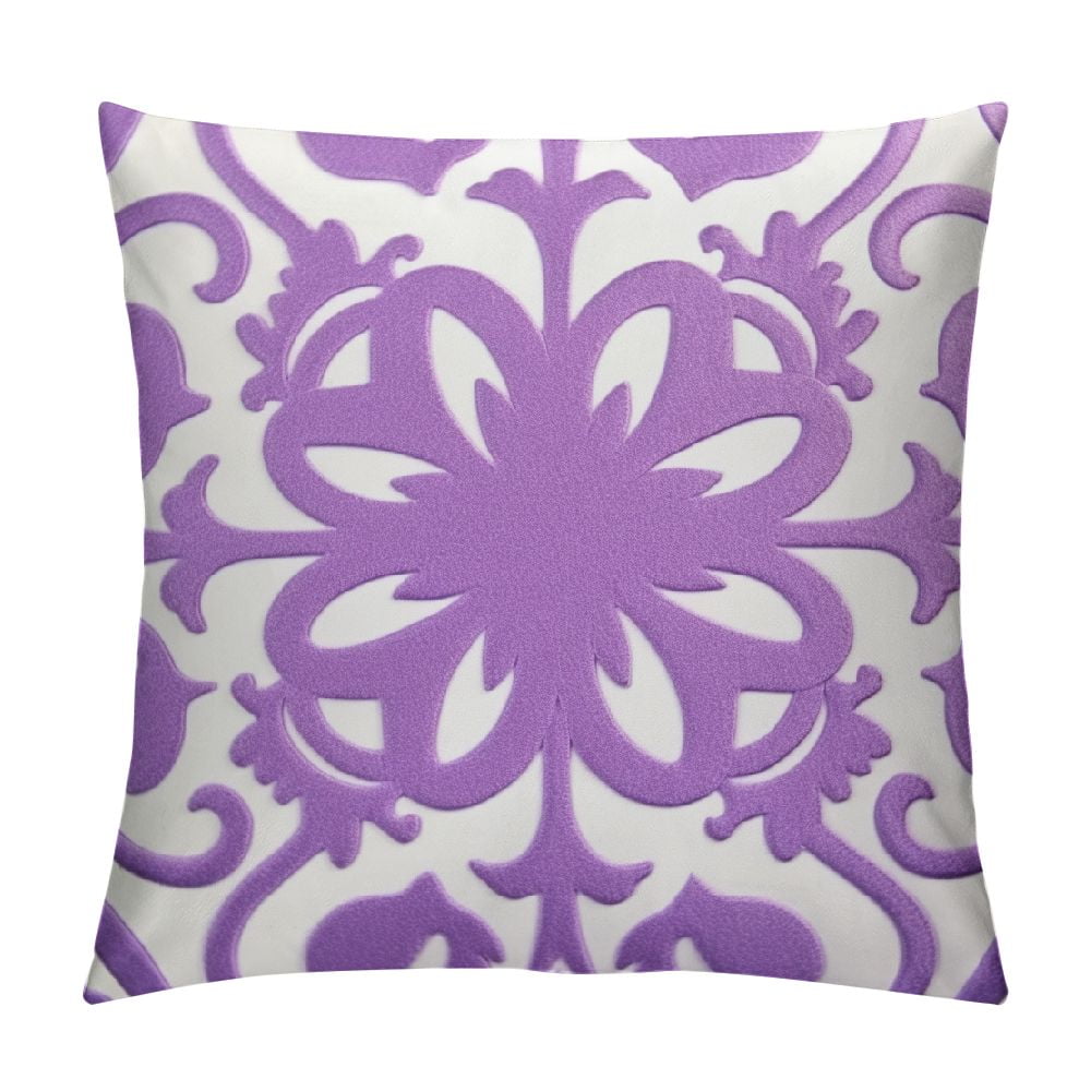 Decorative Throw Pillow Covers Cozy Boho Mandala Knit Pattern