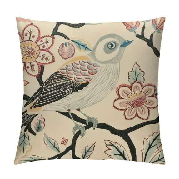 ONETECH Designer Outdoor Pillows Covers Decorative Rectangle Throw Pillow Covers, Farmhouse Throw Covers,Vintage Floral Throw Pillow Case for Couch Sofa Bed Living Room