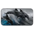 thumbnail image 1 of ONETECH Dolphins Water Wave Indoor/Outdoor/Front Door/Bathroom Mats Non-Slip Durable Entrance Mat for Home Entrance Outside Entry 19.68*39.37 in, 1 of 6
