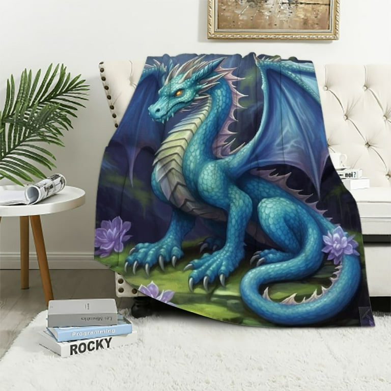 Dragon plush blanket hotsell