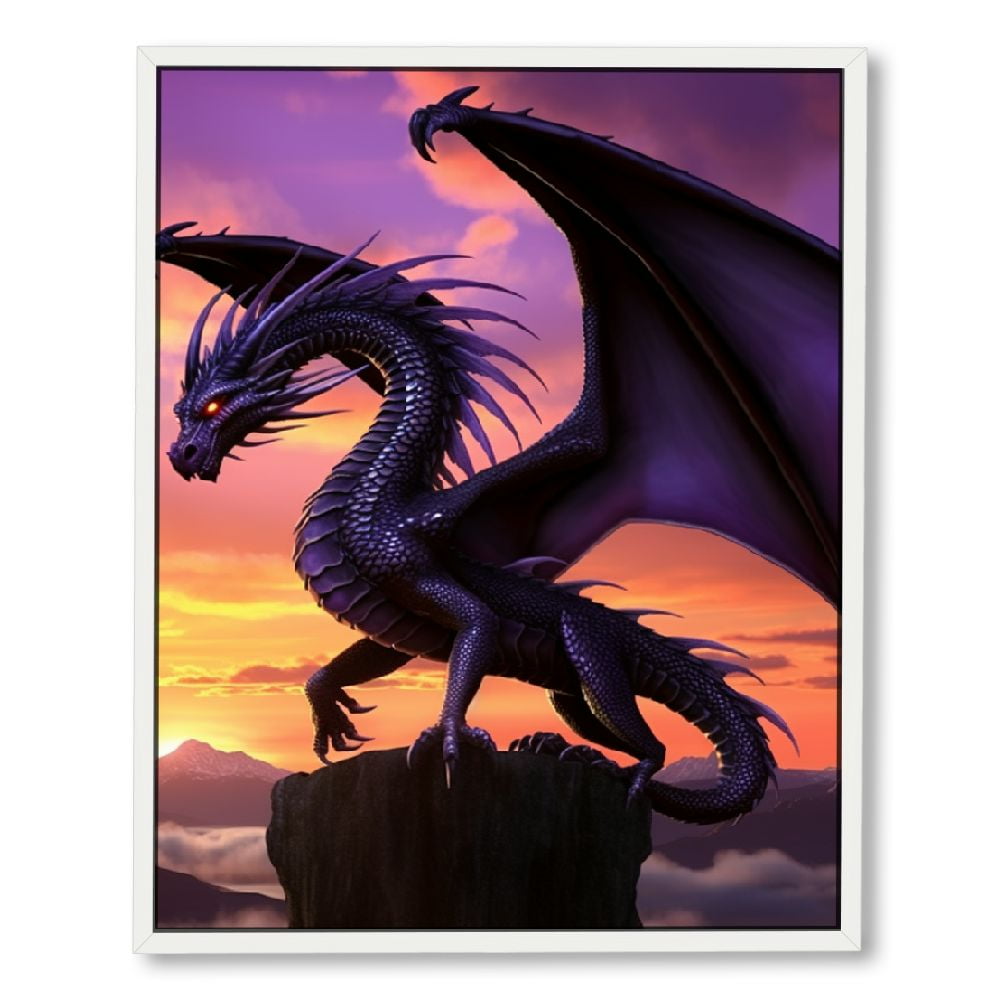 Dragon print Dragon canvas Dragon poster Nursery decor Dragon wall art Baby art print Dragon wall decor Fantasy wall high quality art Fantasy photo art