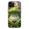thumbnail image 1 of ONETECH EMPYRI Cute Funny Frog Doing Yoga Printed Phone Case for iPhone 14 Cases 6.1 Inch Clear Shockproof Phone Case Cover,Not Yellowing,Wireless Fast Charging, 1 of 5
