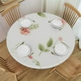 thumbnail image 1 of ONETECH Easter Tablecloth Round,Spring Flower Buffalo Plaid Bunny Ear Table Cover Easter Bunny Table Cloths Polyester Waterproof Polyester for Table Cover Kitchen Party Dining Picnic Decoration, 1 of 7