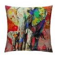 thumbnail image 1 of FUMJ Elephant Themed  Mandala Indian Elephant Modern Abstract Bohemian Hippie Throw Pillow Case,Home Bedroom Living Room Office Sofa Couch Bed Decor,Gifts for  Women Sister, 1 of 5