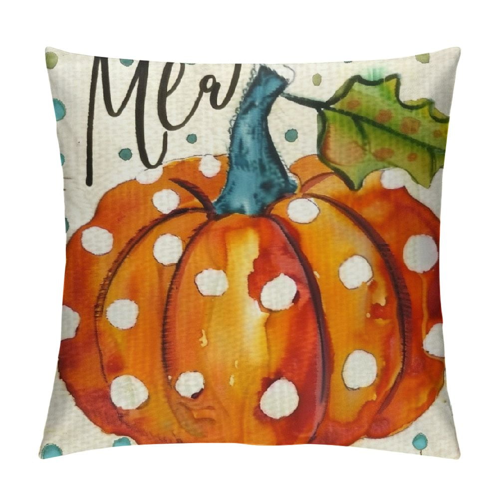 Fall Pillow Covers for Fall Decor Happy Fall Pumpkin Throw
