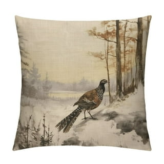 Pheasant throw pillows clearance