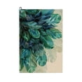 thumbnail image 1 of ONETECH Feathers Green Leafy Pattern Super Absorbent Microfiber Golf Towel 24x16in 2PC, 1 of 7