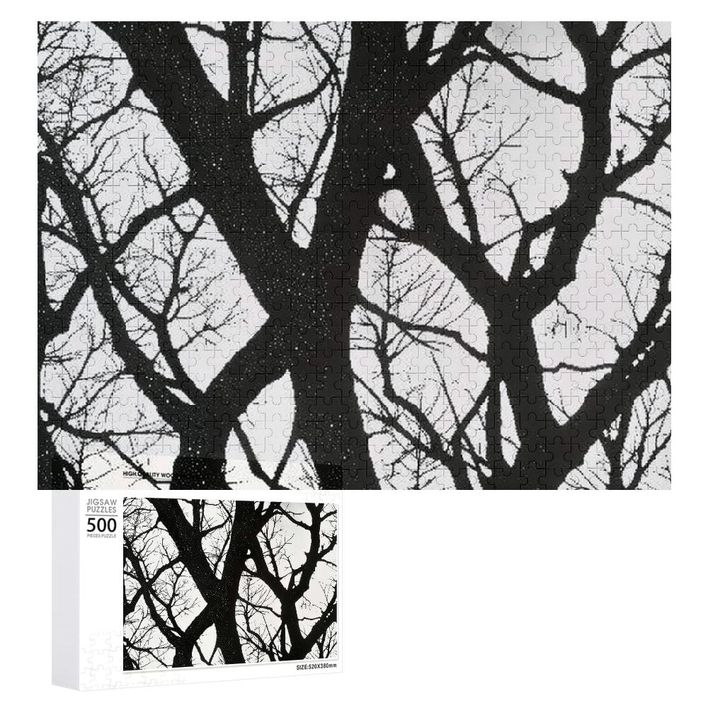 ONETECH Fine Foliage Lace Wooden Jigsaw Puzzle for Adults and Kids ...