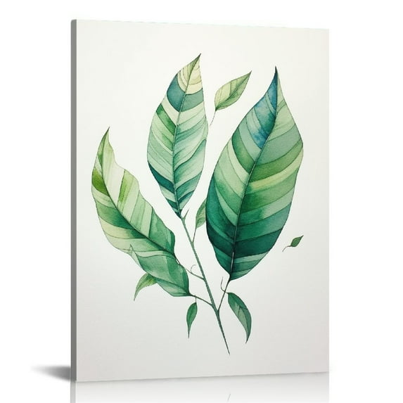 ONETECH  Flower Wall Art Prints Modern Blue Floral Painting Watercolor Picture Framed Home Decor Botanical Artwork Ready to Hang for Bedroom Bathroom Living Room