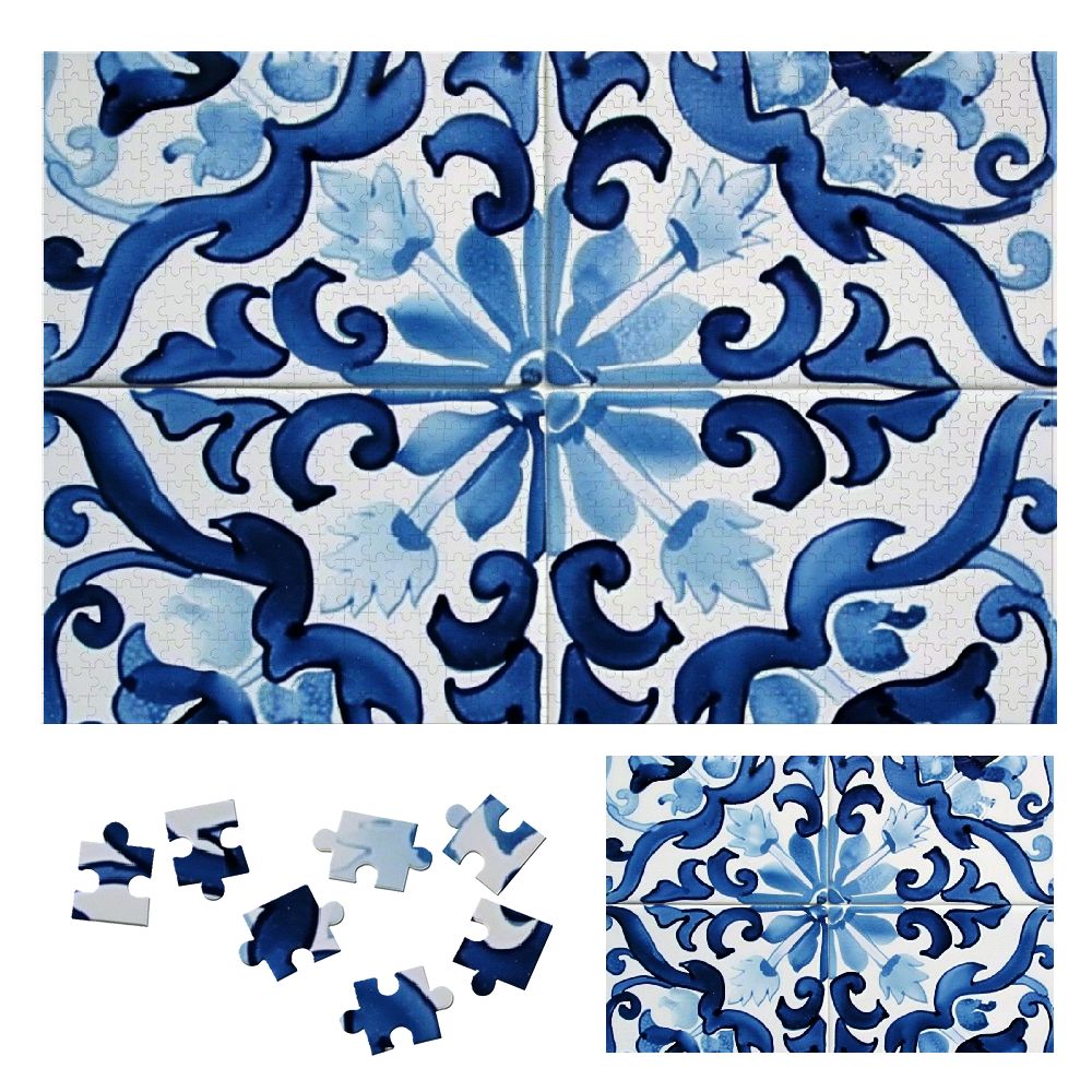 ONETECH Flowers, Arabesque Wooden Puzzle for Adults and Kids ...