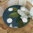 thumbnail image 1 of ONETECH  Flowers Magnolia Jasmine Round Tablecloth with Elastic Round Fitted Table Cover for Round Tables Table Cloth Round Cover for Harvest Decorations Party,, 1 of 7