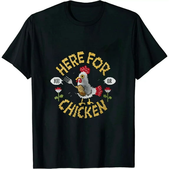 ONETECH Fried Chicken Apparel - Funny Cute Chickens Lover Design T-Shirt