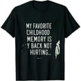 thumbnail image 1 of ONETECH Funny Old Man Old Woman Birthday Back Not Hurting T-Shirt, 1 of 3