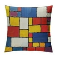 thumbnail image 1 of FUMJ  Geometric Pillow Covers Pillowcases Square Decorative Throw Pillow Cases for Sofa Home Decor, 1 of 5