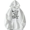 thumbnail image 1 of ONETECH Gift Idea for Car Lovers Two Wrongs Do not Make A Right But Three Lefts Do Black and Muticolor Unisex Hoodie, 1 of 3