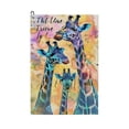 thumbnail image 1 of ONETECH Giraffes Watercolor Painting Faith Golf Towel Father's Day 24x16in 2PC, 1 of 7