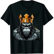 ONETECH Gorilla King T-shirt, Alpha T-shirt, Funny Ape, Wildlife T-Shirt
