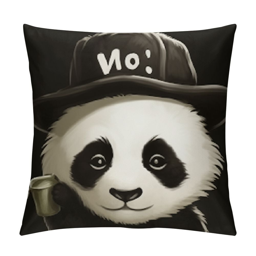 Onetech Fumj Guess What Panda Butt Throw Pillow Covers