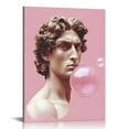 thumbnail image 1 of ONETECH  Gum Poster David Bubble Pop Art Pop Art Wall Decor Pink Pictures Wall Decor Pink Posters for Room Aesthetic Blush Pink Room Decor for Bedroom David, 1 of 4