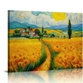 thumbnail image 1 of ONETECH Harvest Oil Painting in Provence Canvas Wall Art for Home Decor 20x16 in / 16x12 in - Wall Decor For Living Room Bedroom Office 20x16in, 1 of 6