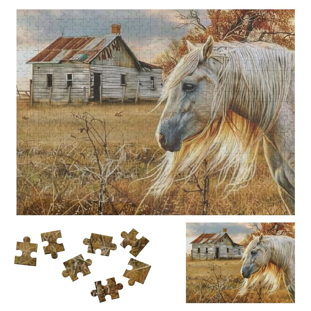 ONETECH Horse Wooden Jigsaw Puzzle Impossible Wooden Puzzles Gift for ...
