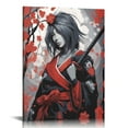 thumbnail image 1 of ONETECH Japanese Ink Painting Art Posters Samurai Wall Posters Room Decor 16\x20\, 1 of 4