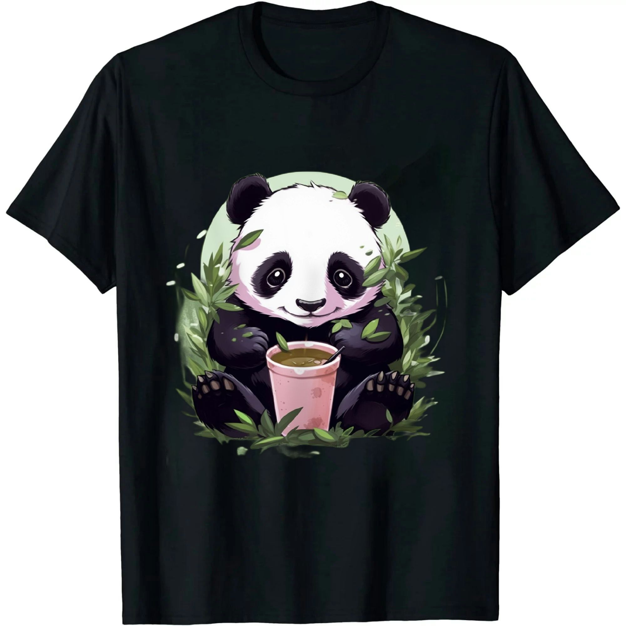 ONETECH Kawaii Cute Anime Panda Drinking Bubble Boba Tea Girls Teens T ...