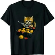 ONETECH Kitten Nuggets Cute Fast Food Cat Food Lover  T-Shirt