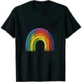 thumbnail image 1 of ONETECH LGBTQ Rainbow Flag Gay Pride LGBT Awareness Ally Vintage T-Shirt, 1 of 3