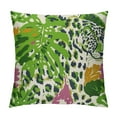thumbnail image 1 of ONETECH Lime Green White Leopard Print Pillow Covers Cheetah Animal Spots Decorative Throw Pillows For Couch Farmhouse Chinoiserie Pillow Cases Home Decor For Room Sofa Bed Porch Outdoor, 1 of 5